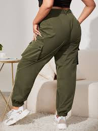 SHEIN Flap Pocket Side Cargo Pants