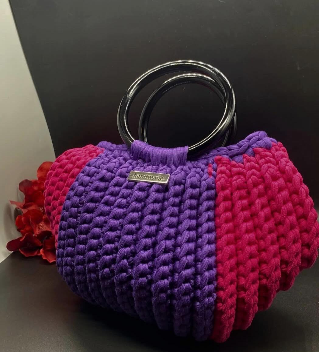 Violet Pop Curve Bag