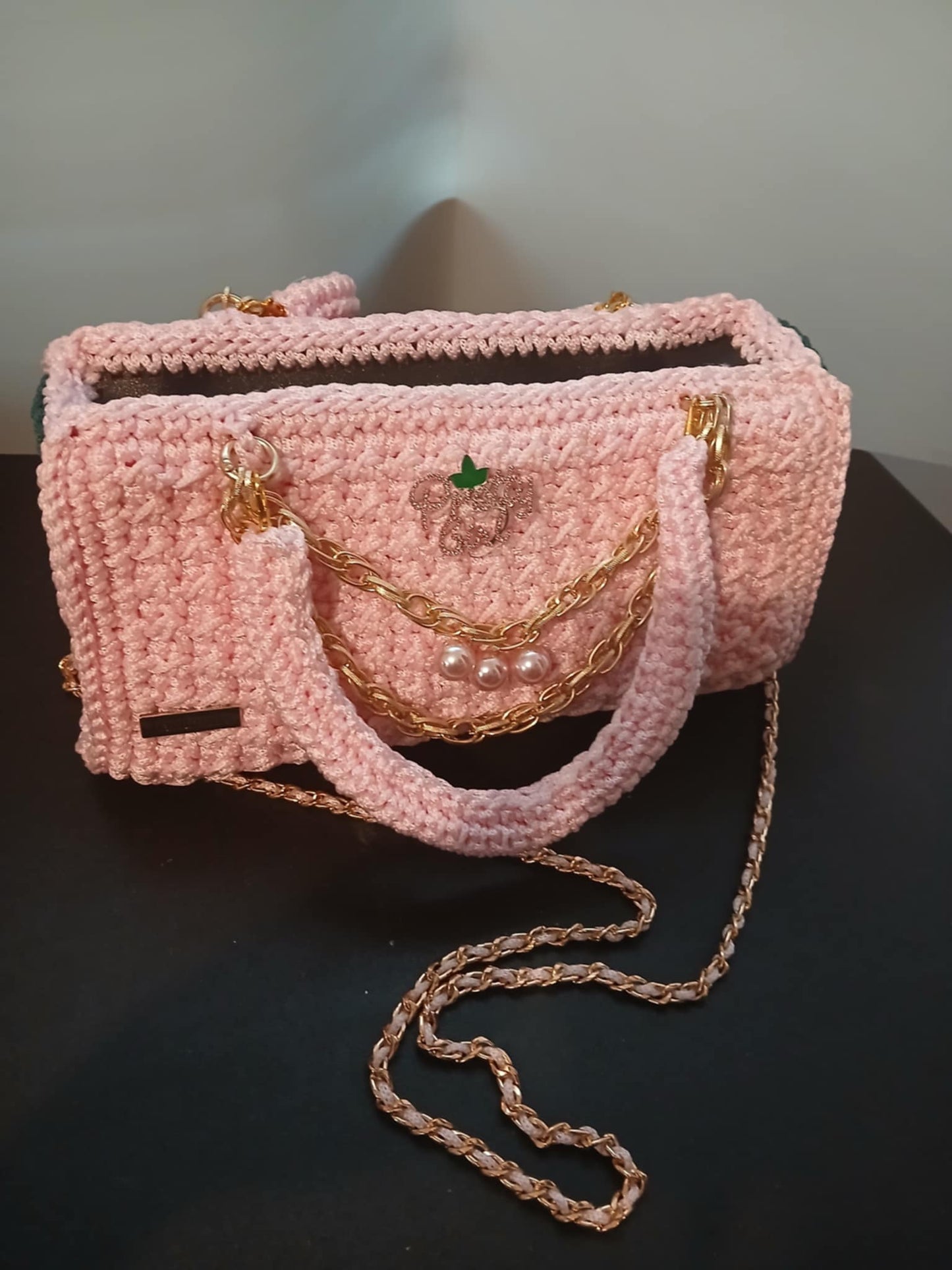 Pretty & Polished” Crochet Handbag