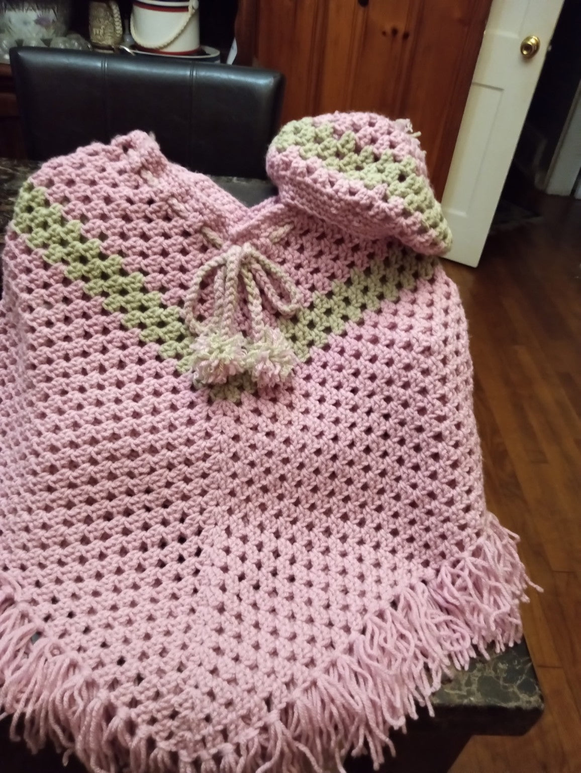 Sweet Pea Fringe Poncho Set – By Takiyah’s Creations 🌸 PDF