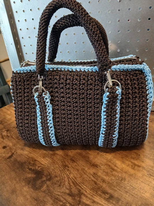 Mocha Sky Luxe Crochet Bag