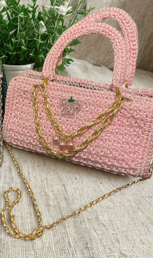 Pretty & Polished” Crochet Handbag