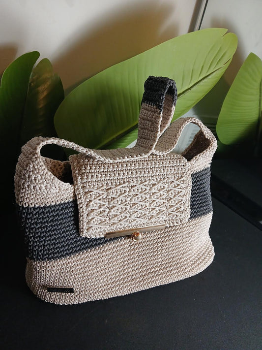 The Sandstone Luxe Shoulder Bag
