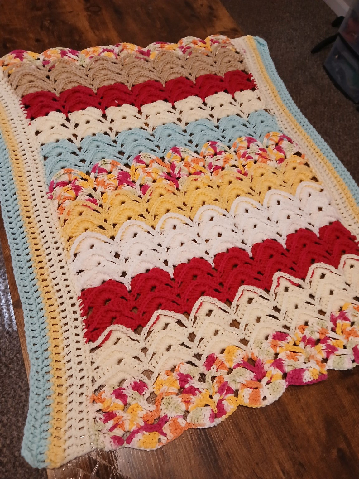Heritage Harmony Granny Square Blanket