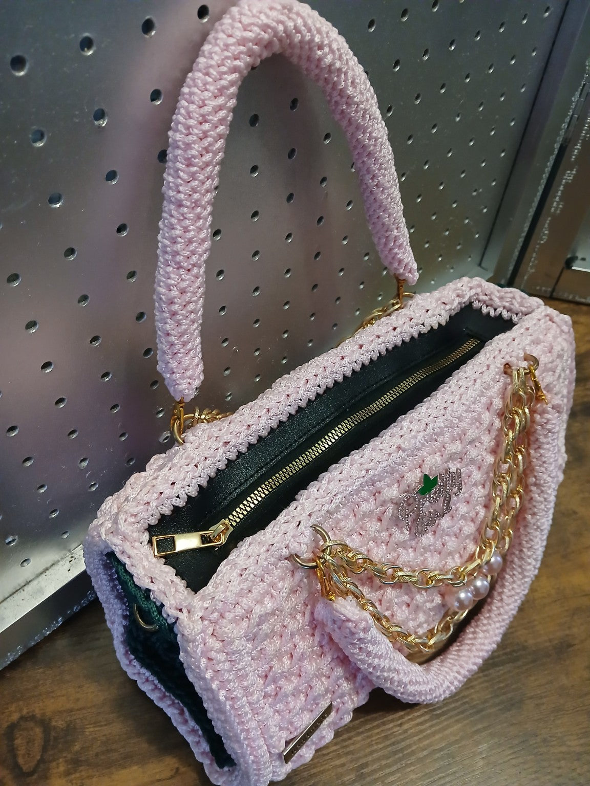 Pretty Girl Luxe Crochet Handbag