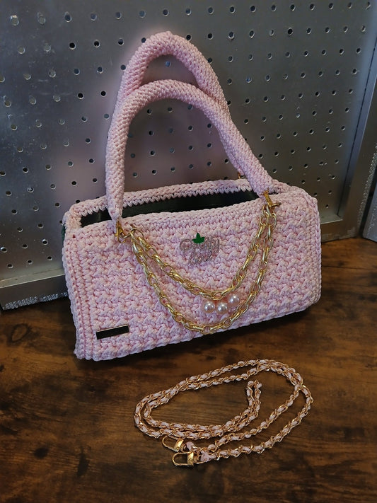 Pretty Girl Luxe Crochet Handbag