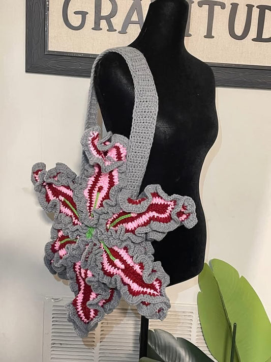 Flower/Lily Bag Crochet Pattern – Digital Download.