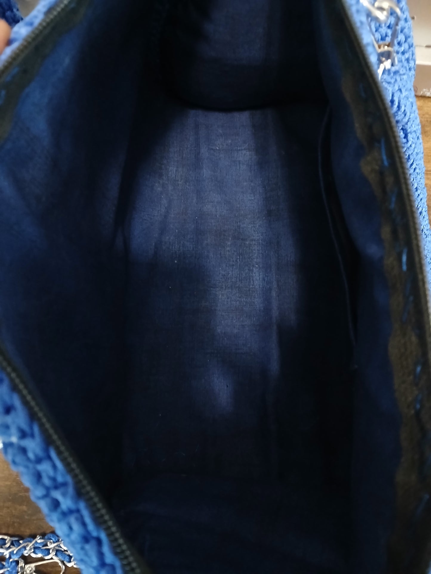 Blue Blossom Luxe Crochet Bag Set