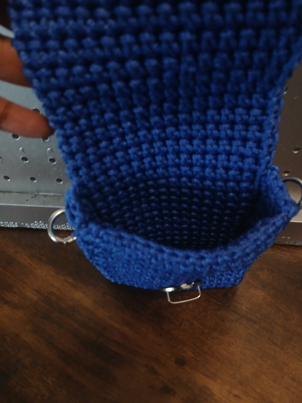 Blue Blossom Luxe Crochet Bag Set